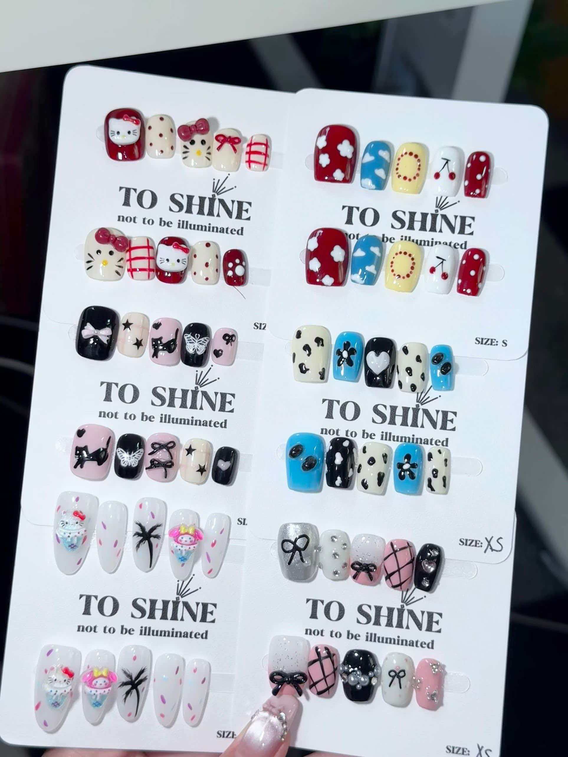 Handmade wearable nails