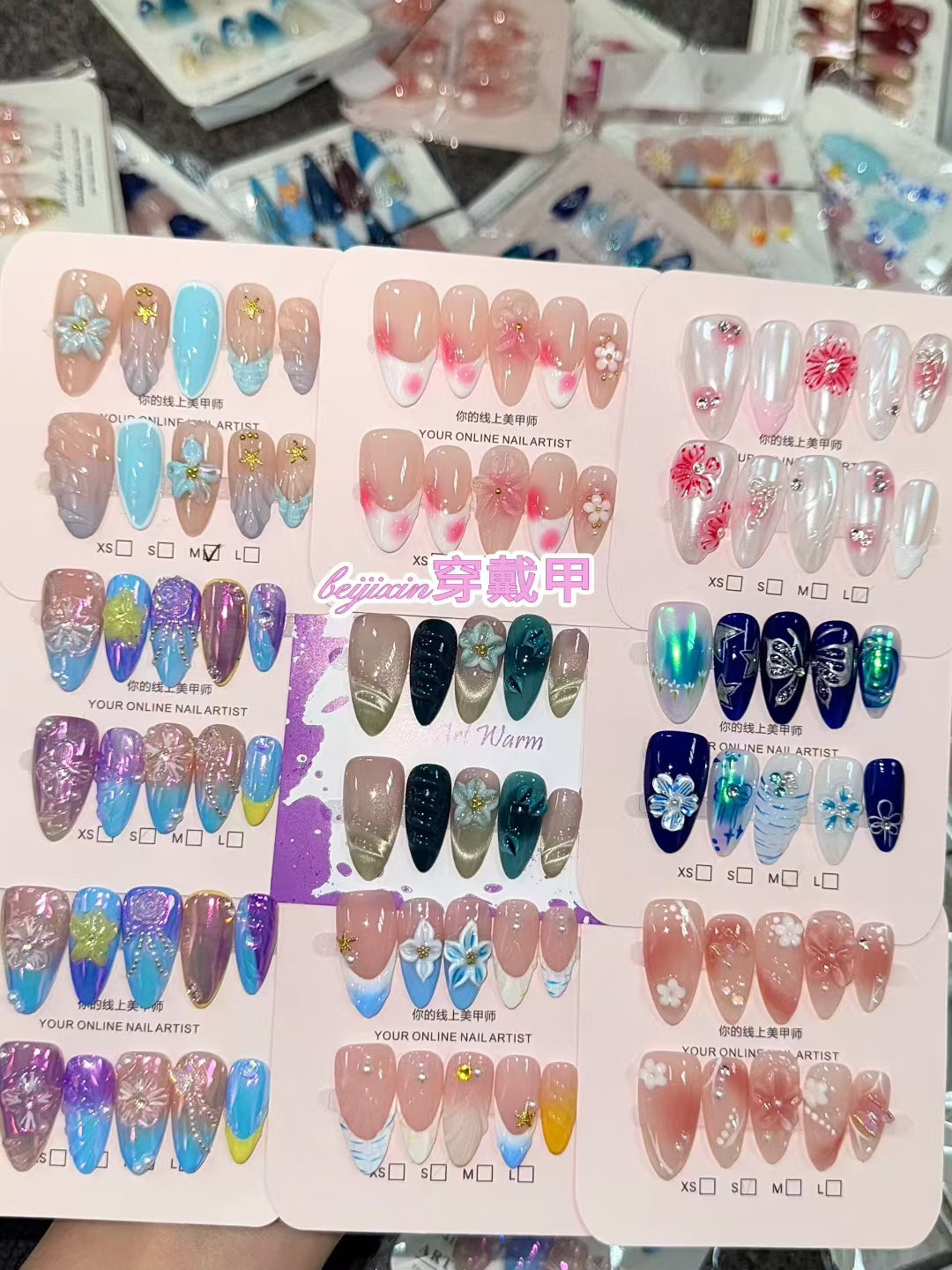 Handmade wearable nails