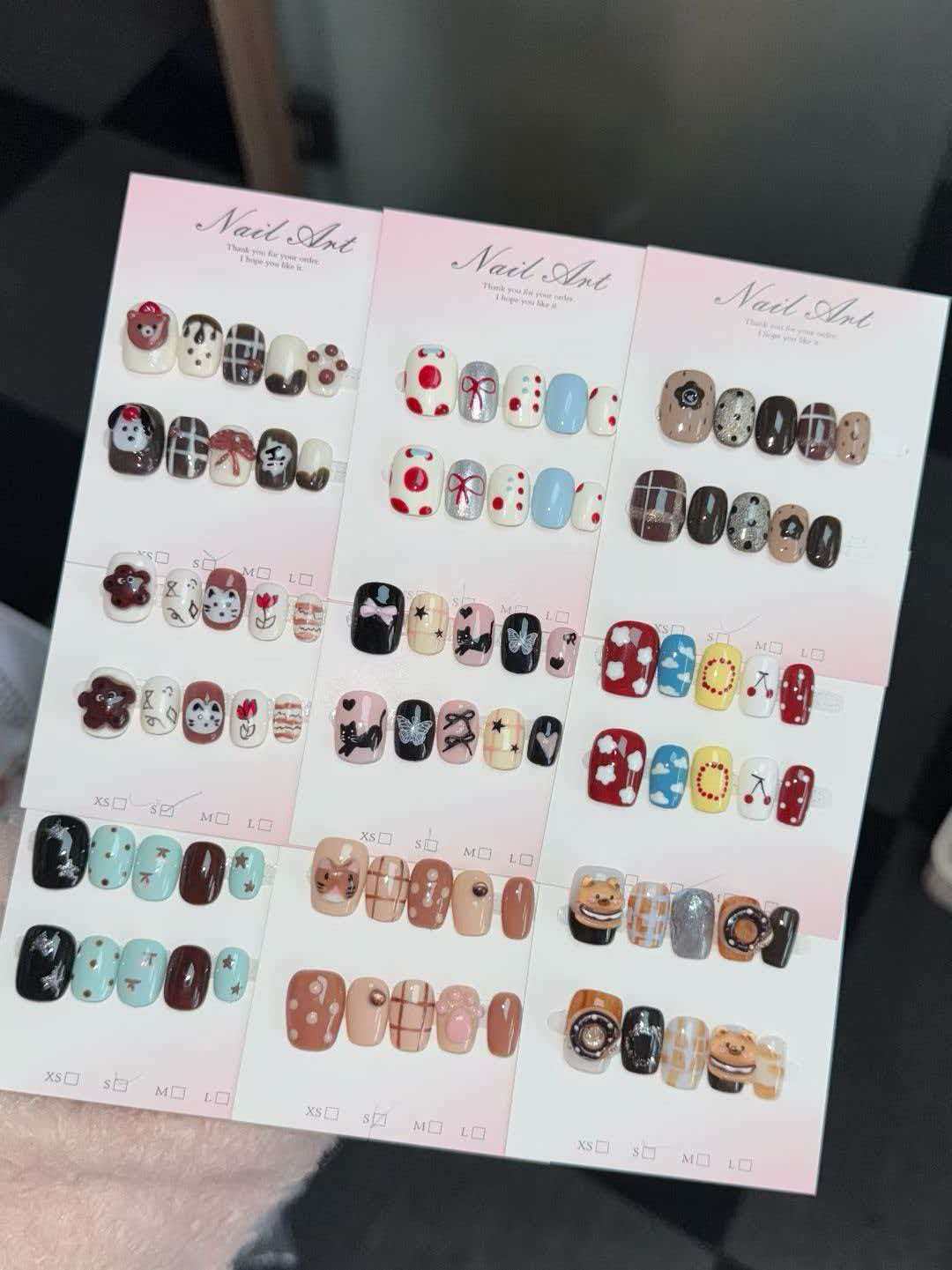 Handmade wearable nails